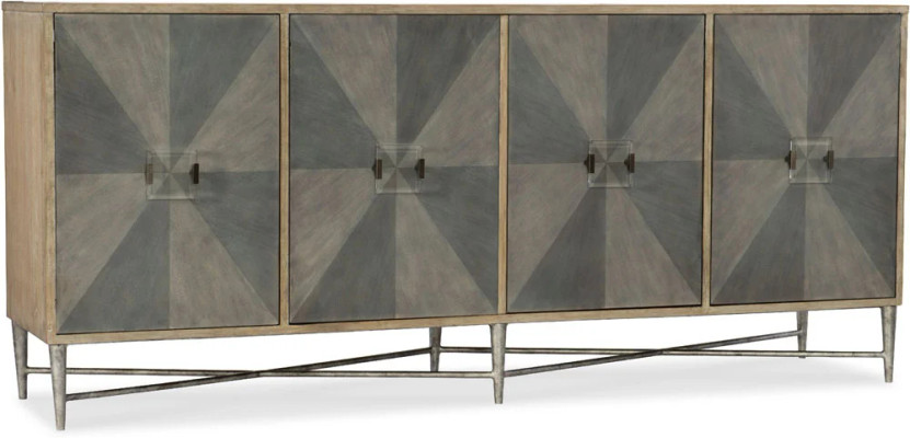 Hooker Furniture Living Room Melange Zola Four Door Credenza