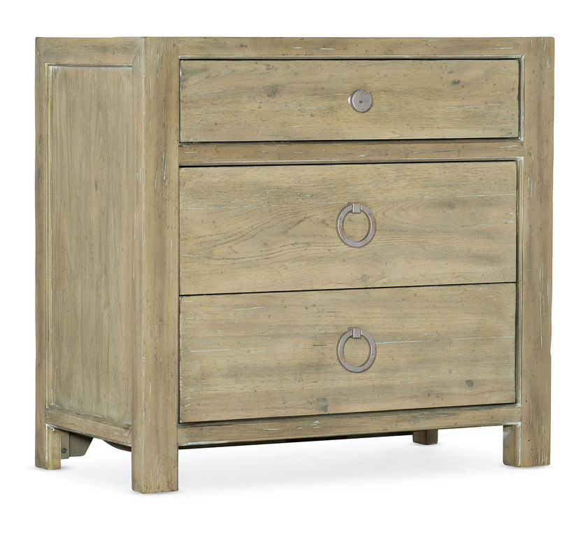Hooker Furniture Bedroom Surfrider Three-Drawer Nightstand