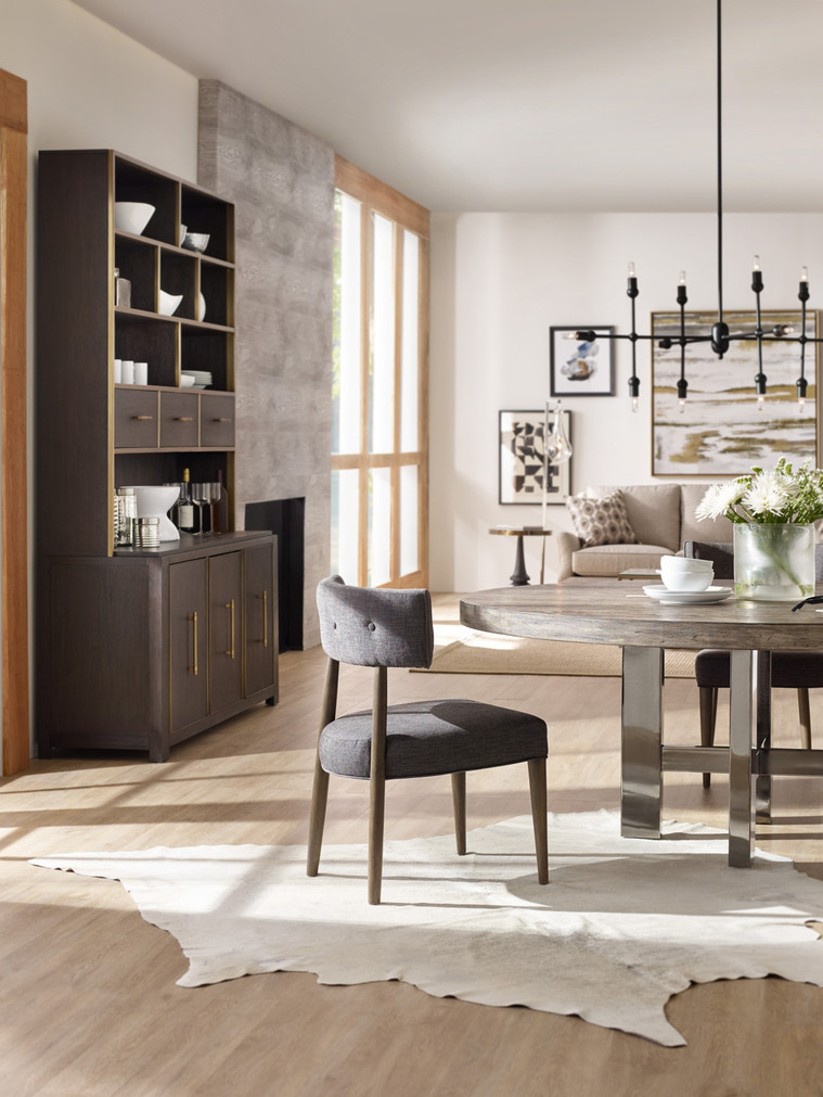 Hooker Furniture Curata Edward Graphite Upholstered Dining Chair