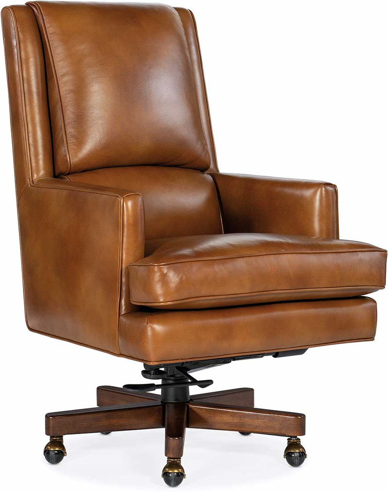 Hooker Furniture Home Office Wright Leather Executive Swivel Tilt Chair