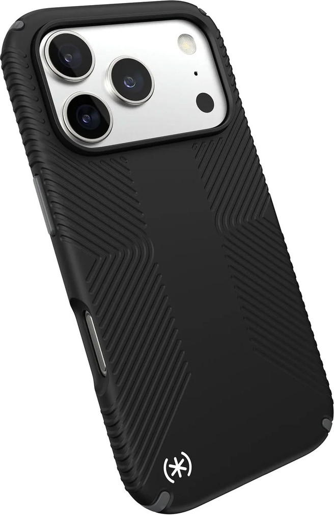 Speck Presidio2 Grip MagSafe Case for iPhone 17 Pro in BlackSlate Grey