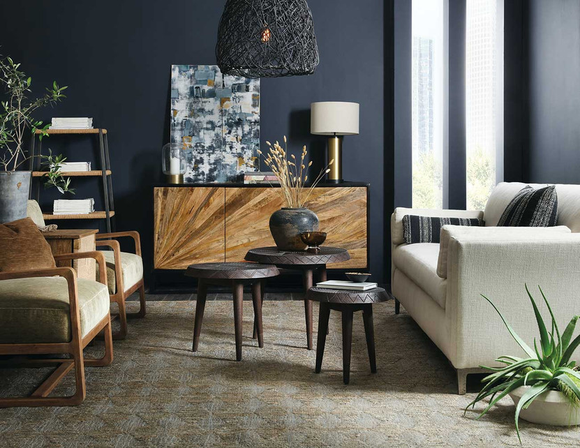 Hooker Furniture Living Room Commerce  Market Nesting Tables