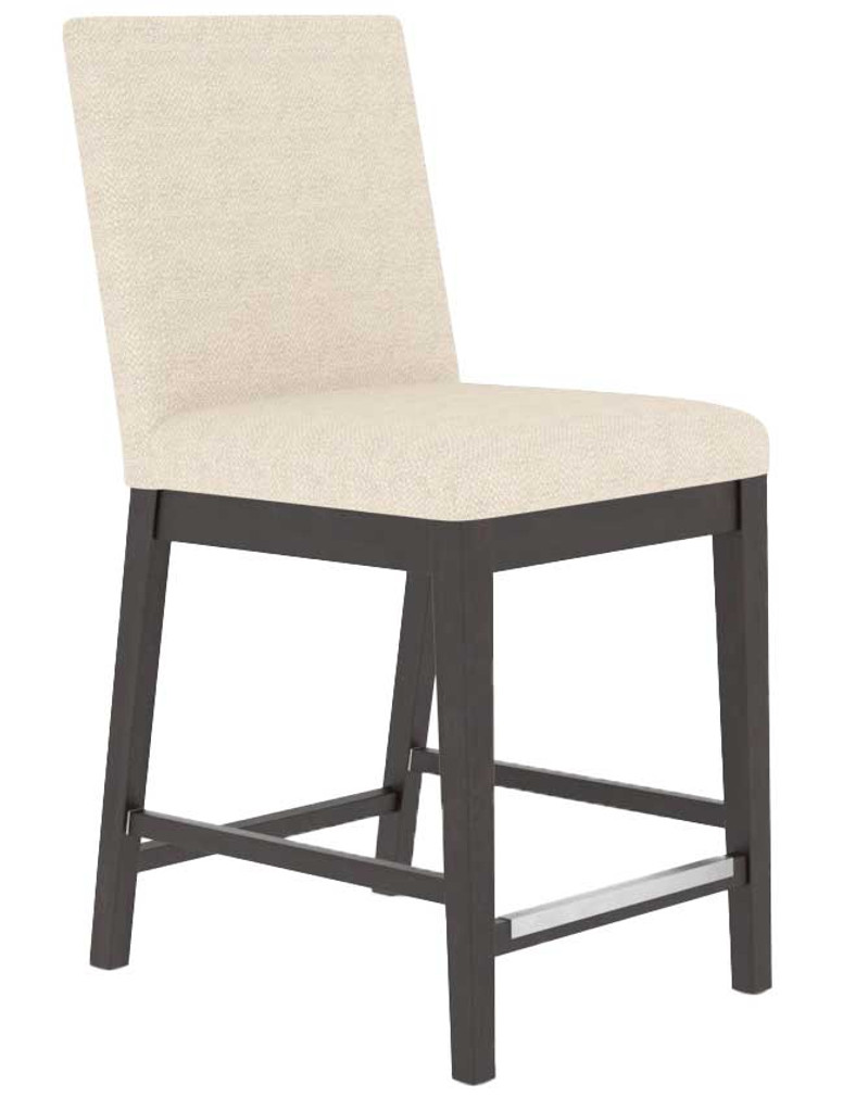 Canadel Core Dining Stool 8002 in Ebony Washed 6K Sunbrella