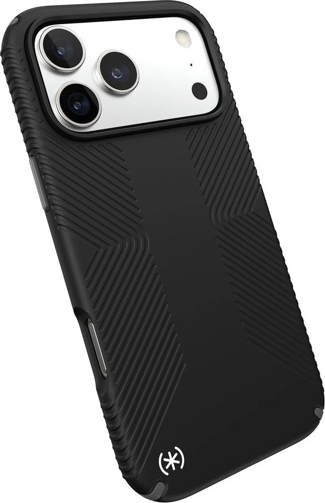 Speck Presidio2 Grip MagSafe Case for iPhone 17 Pro Max in BlackSlate Grey Metallic