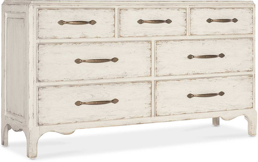 Hooker Furniture Bedroom Americana Dresser with Seven-Drawers in Americana Daisy