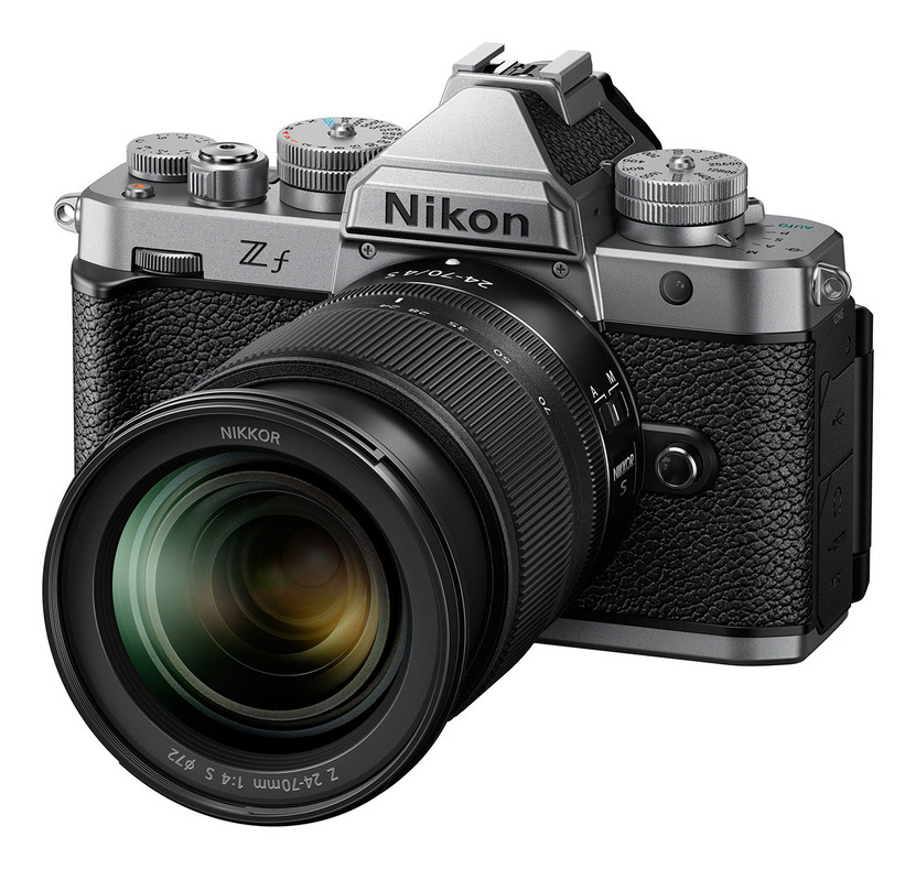 Nikon Z-f 24.5MP Mirrorless Digital Camera with 24-70mm f4 Lens in Silver