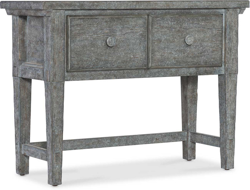 Hooker Furniture Commerce and Market Stonewashed Console in Blue