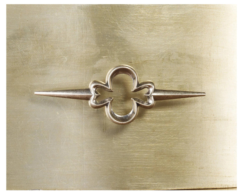 Hooker Furniture Living Room Sanctuary Three-Drawer Shaped Front Gold Chest