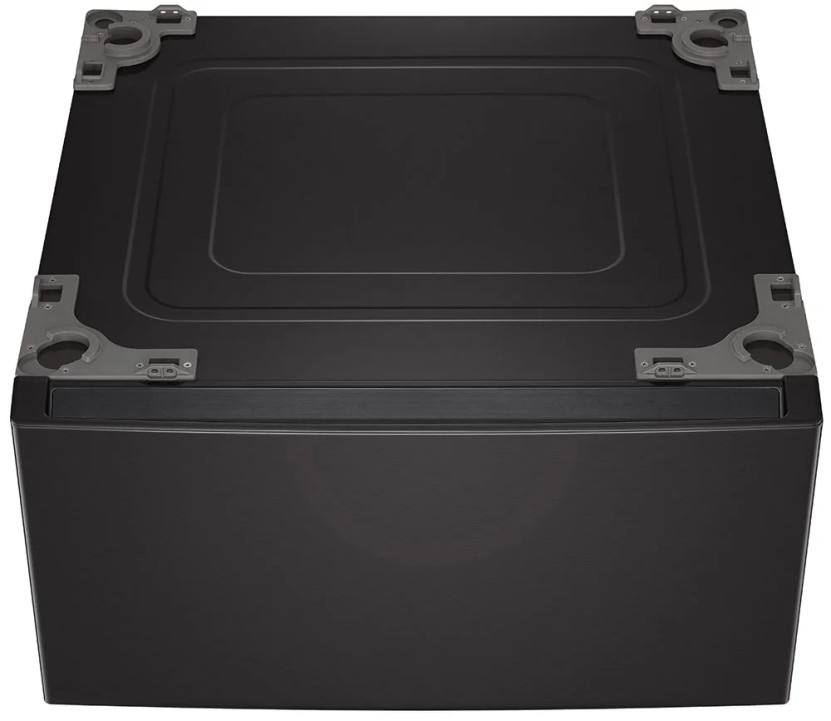 LG Black Steel Pedestal Storage Drawer