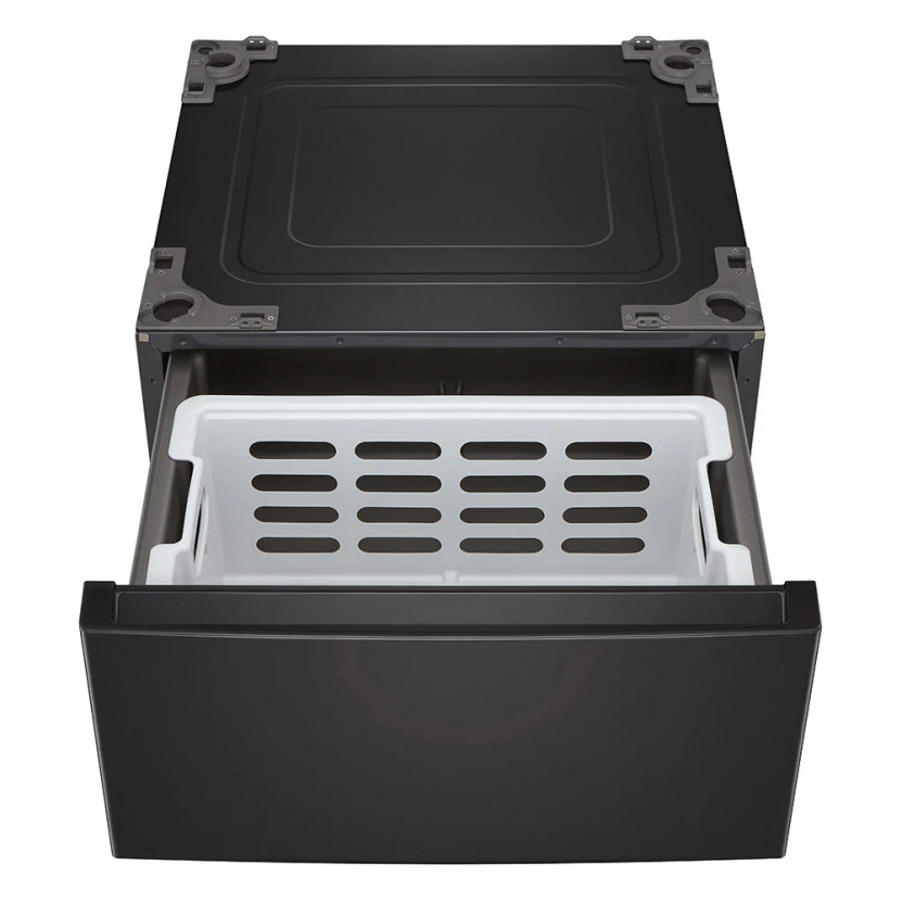 LG Black Steel Pedestal Storage Drawer