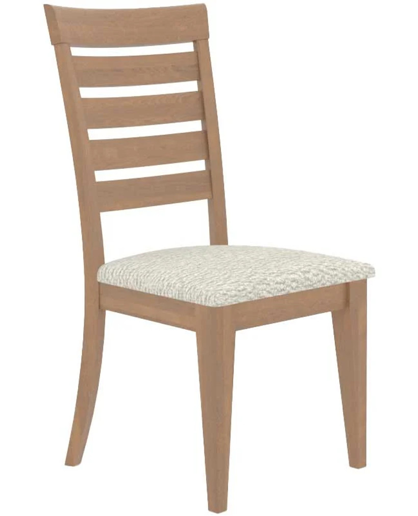Canadel Gourmet Dining Chair 9208 in Pecan Washed OA Fabric