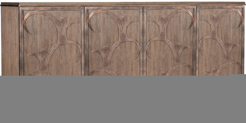 Hooker Furniture Melange Dancer Credenza in Medium Wood