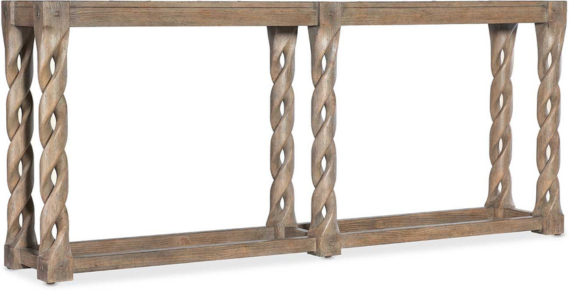 Hooker Furniture Jack Obein Long Skinny Console in Medium Wood