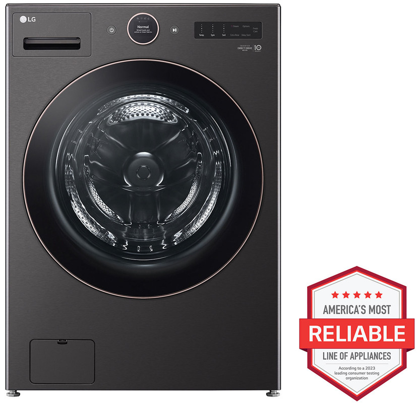 LG 7.4 Cu. Ft. Black Steel Front Load Electric Dryer