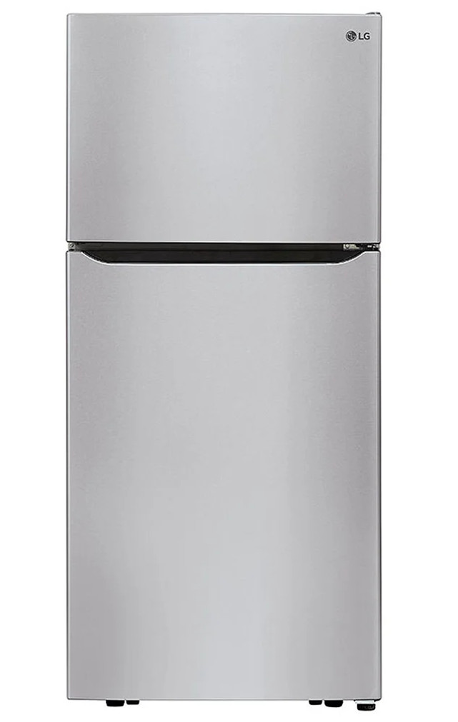 LG 20 Cu. Ft. Top Freezer Refrigerator 30-Inch Wide in Stainless Steel
