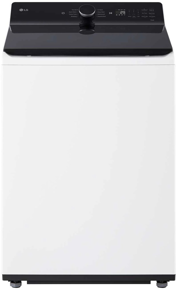 LG Top Load Washer Smart With EasyUnload, AI Sensing 5.5 Cu. Ft. in White