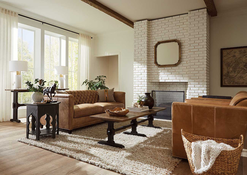 Hooker Furniture Americana Hexagon End Table in Americana Molasses