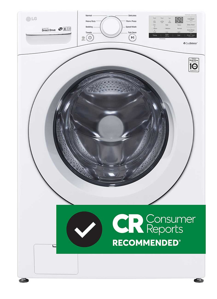 LG 4.5 Cu. Ft. White Ultra Large Front Load Washer