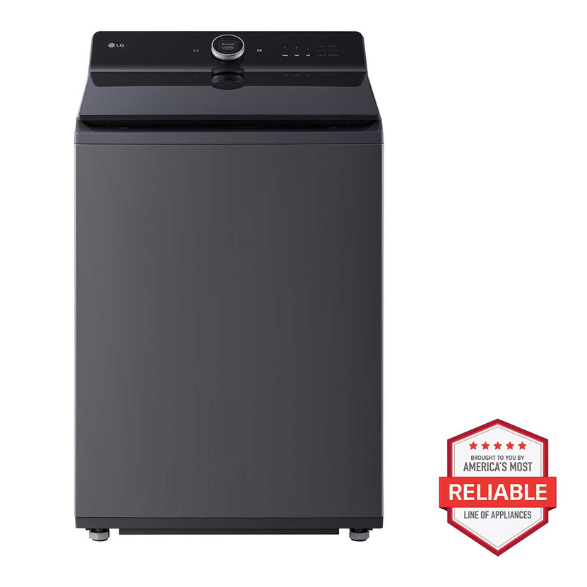 LG Top Load Washer Smart With AI Sensing 5.5 Cu. Ft. in Matte Black