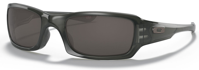 Oakley Fives Squared Warm Grey Sunglasses, Grey Smoke Frames, 54mm