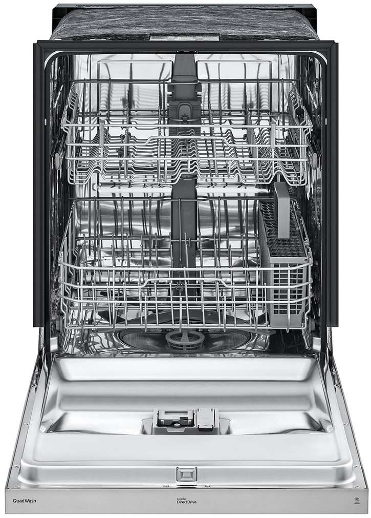 LG 24 Stainless Steel Front Control Dishwasher With QuadWash