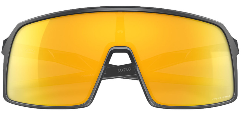 Oakley Sutro Sunglasses 37mm in Matte Carbon with Prizm 24k Lenses
