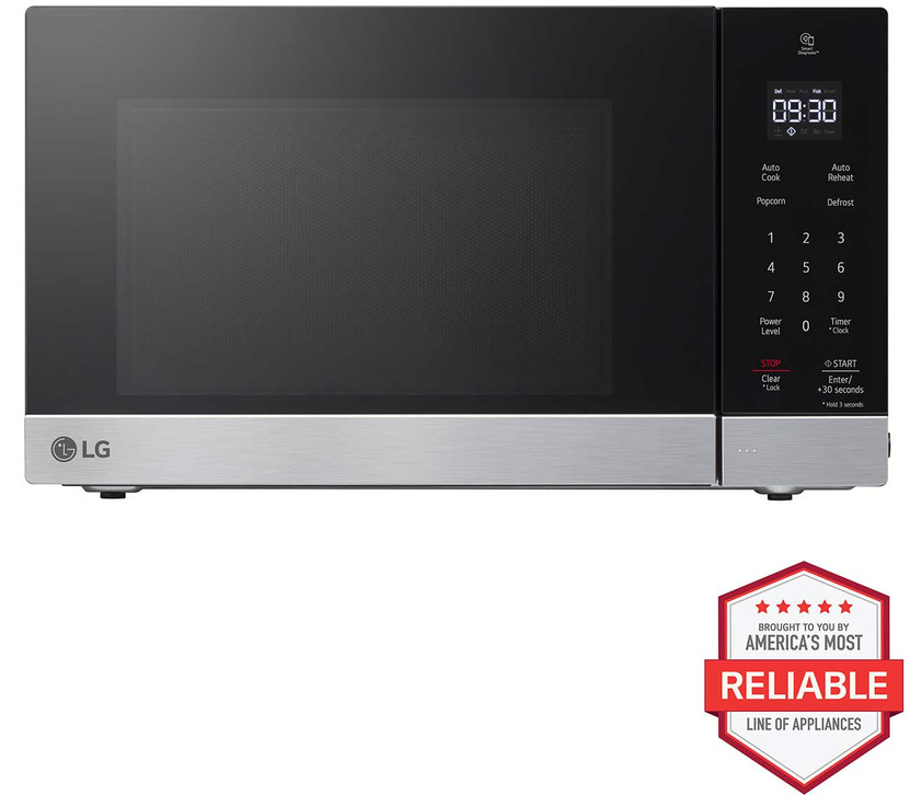 LG NeoChef Countertop Microwave With Smart Inverter 0.9 Cu. Ft. in Stainless Steel