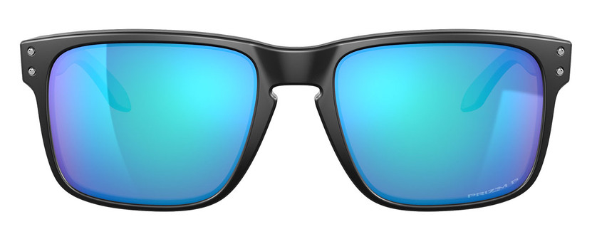 Oakley Holbrook Prizm Sapphire Polarized Sunglasses w Matte Black Frames, 57mm