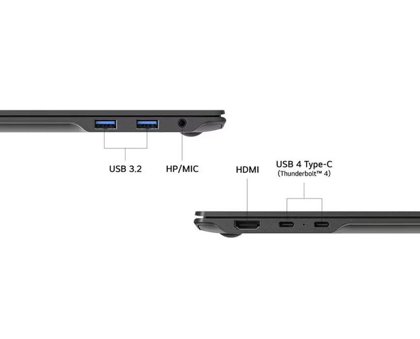 LG gram Pro Laptop Copilot PC 16-Inch Intel Core Ultra 9 Series 2 285H 32GB RAM 2TB SSD, NVIDIA GeForce RTX 5050 Graphics in Obsidian Black