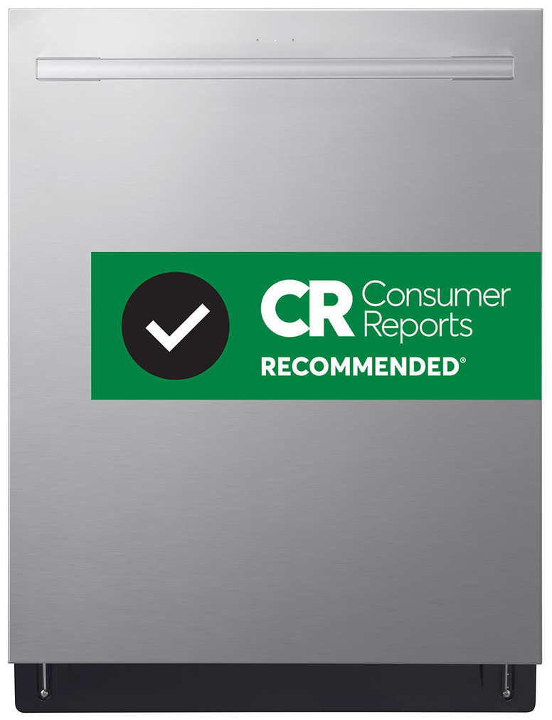 LG Top Control Dishwasher with QuadWash Pro 24-Inch in Stainless Steel