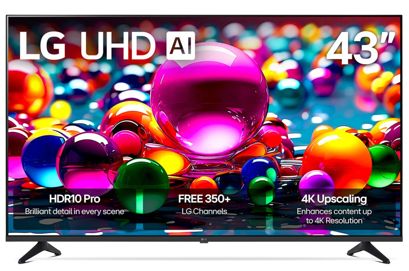 LG UA77 Series TV UHD AI 4K Smart 43-Inch