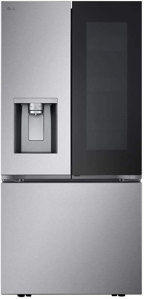 LG 25 Cu. Ft. Standard-Depth MAX French Door Refrigerator 33-Inch Wide in PrintProof Stainless Steel