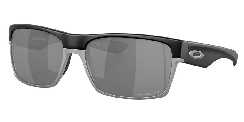 Oakley TwoFace Sunglasses 60mm in Matte Black with Polarized Prizm Black Lenses