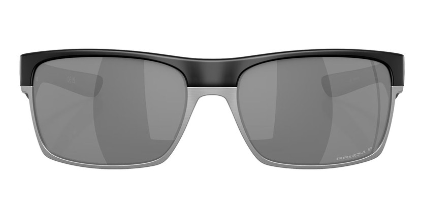 Oakley TwoFace Sunglasses 60mm in Matte Black with Polarized Prizm Black Lenses