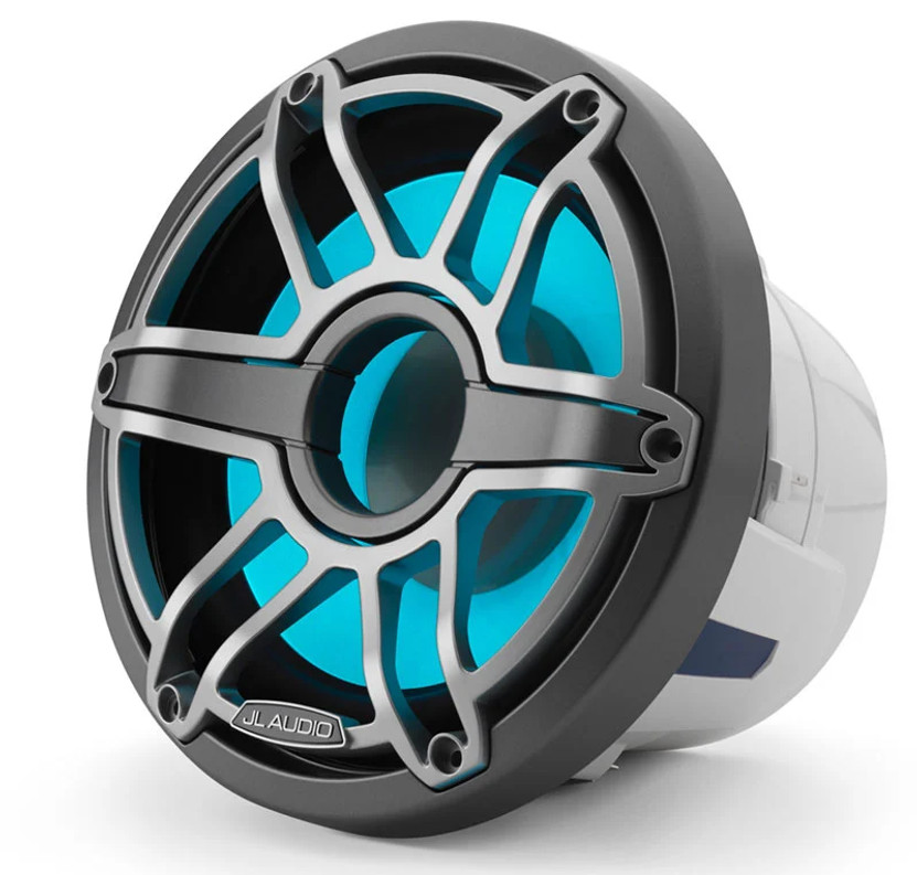 JL Audio M6 Series 8 Gunmetal Marine Subwoofer Driver (1)