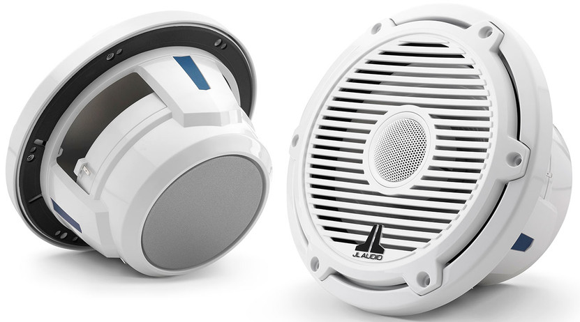 JL Audio M6 Series 7.7-inch Coaxial Speakers in Gloss White Pair
