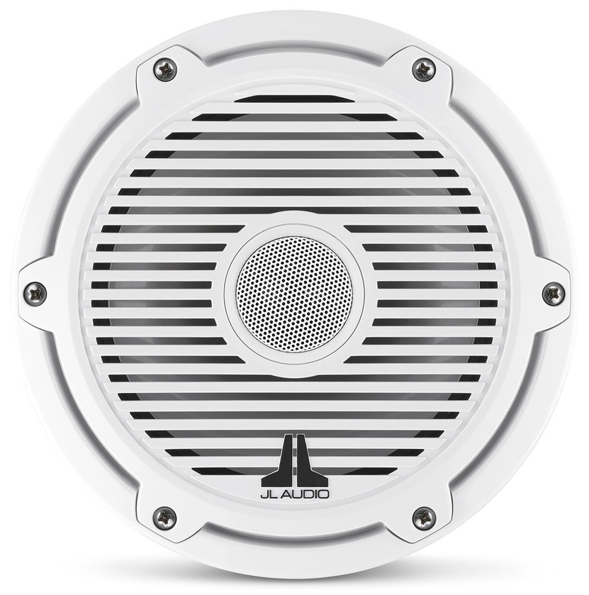 JL Audio M6 Series 7.7-inch Coaxial Speakers in Gloss White Pair