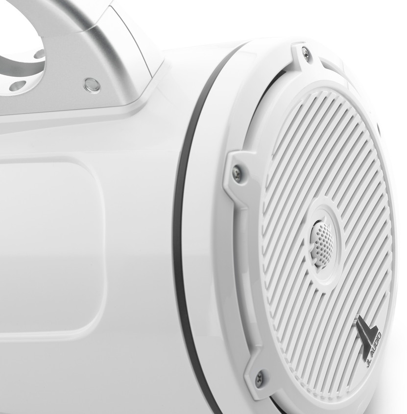JL Audio M3 7.7 Gloss White Enclosed Coaxial Marine Speakers (1)