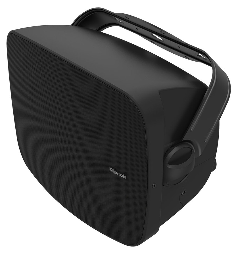 Klipsch IndoorOutdoor Speakers RSM Series Full-range 5.25-Inch in Black Pair