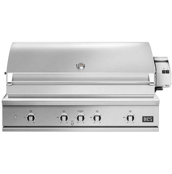 DCS Series 9 48 Stainless Steel Built-In Natural Gas Grill With Infrared Sear Burner