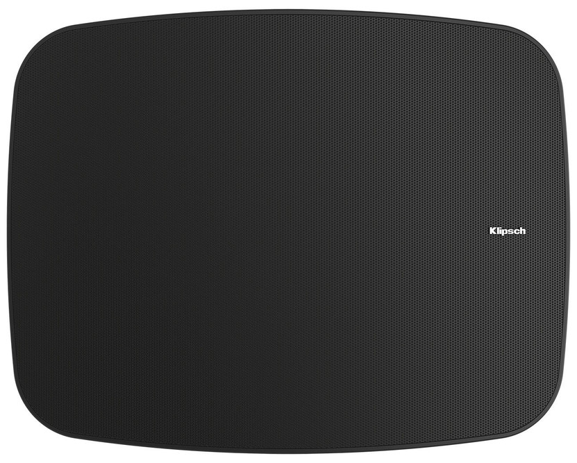 Klipsch IndoorOutdoor Speaker RSM Series Full-range 8-Inch in Black Pair