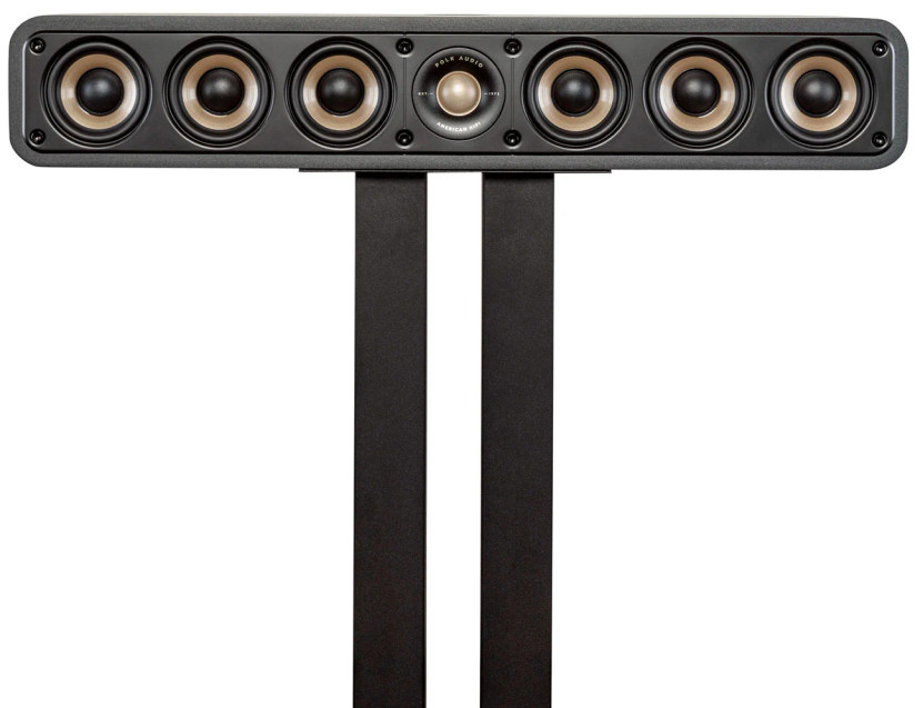 Polk Audio Signature Elite ES35 Black Slim Center Channel Loudspeaker Each