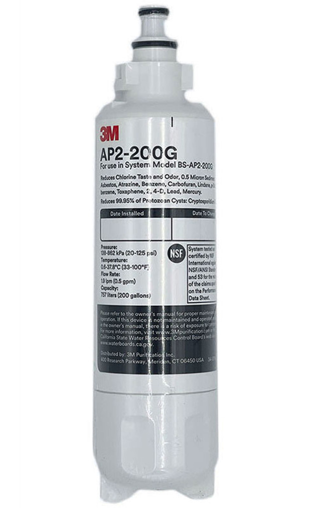 BlueStar Replacement Water Filter For Built-In Refrigerators