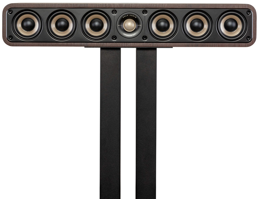 Polk Audio Signature Elite ES35 Walnut Slim Center Channel Loudspeaker Each