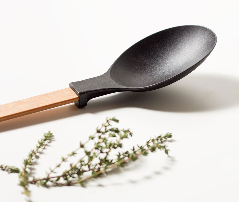 Epicurean Gourmet Series Utensils Natural Black Large Spoon