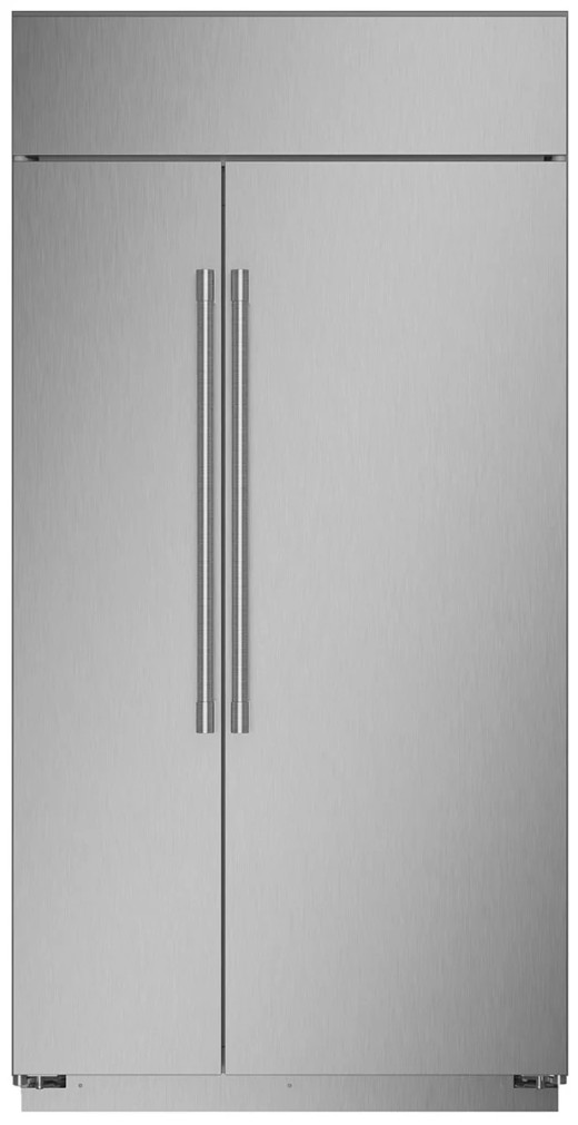 Monogram 25.11 Cu. Ft. Smart Built-In Side-By-Side Refrigerator 42-Inch Wide in Stainless Steel