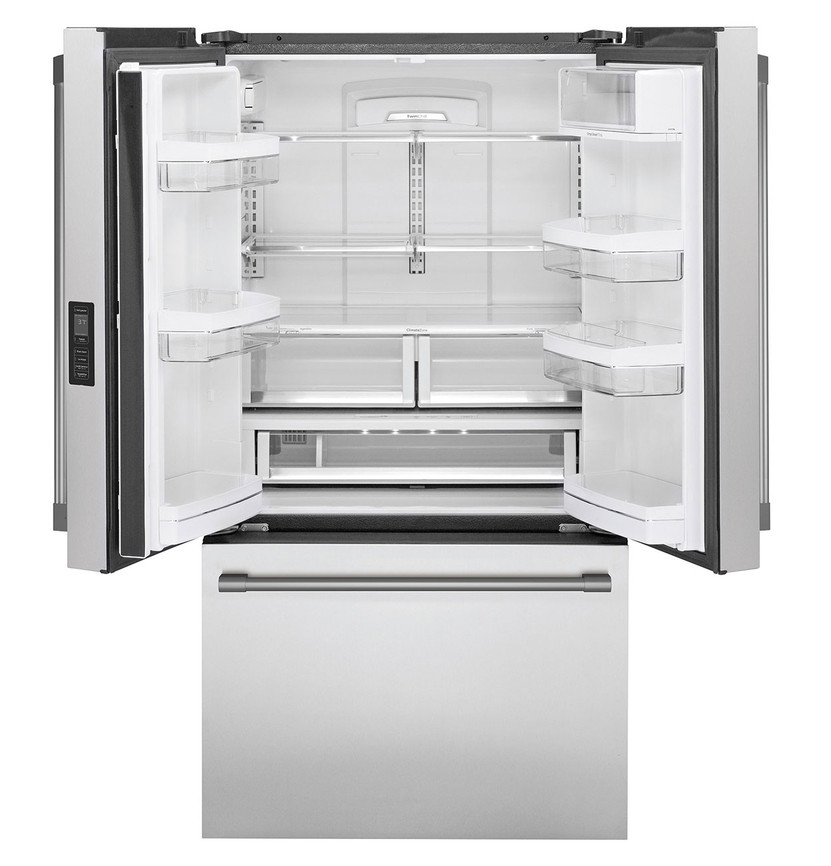 Monogram 23 Cu. Ft. Counter-Depth French Door Refrigerator 36-Inch Wide in Stainless Steel