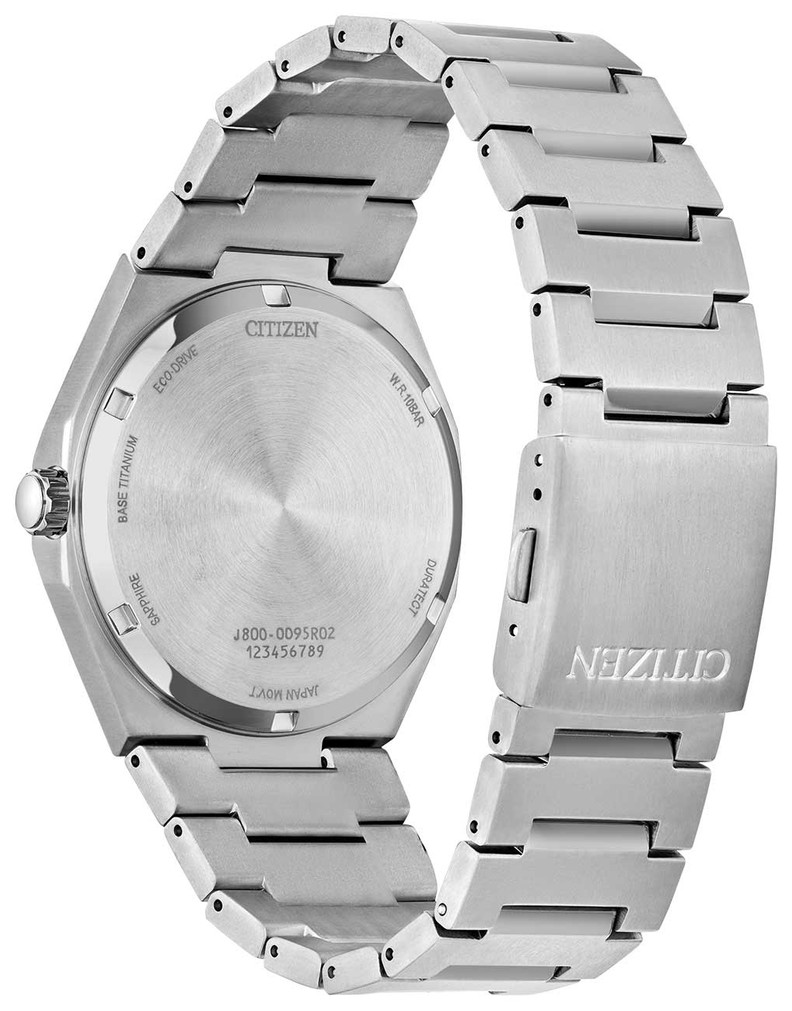 Citizen Zenshin Three-Hand Watch 39mm Super Titanium with Blue Dial