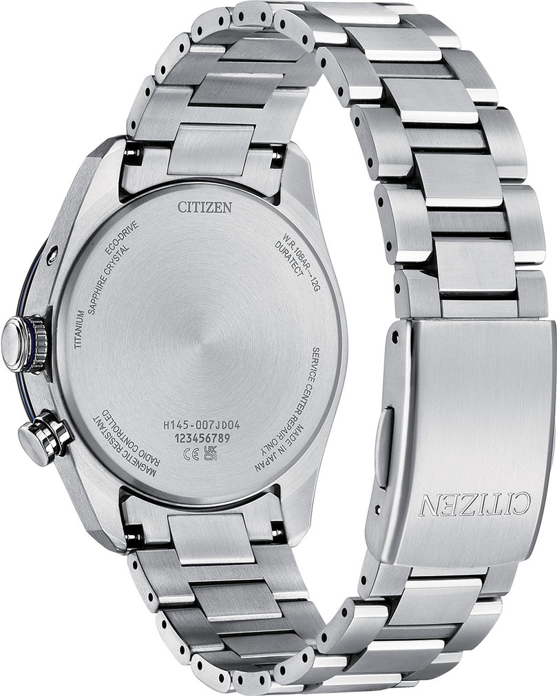 Citizen Attesa Super Titanium Watch 40.6mm with Blue Dial