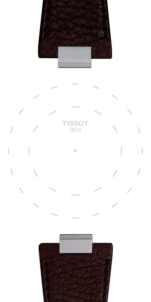 Tissot Official PRX Strap 40mm in Brown Leather